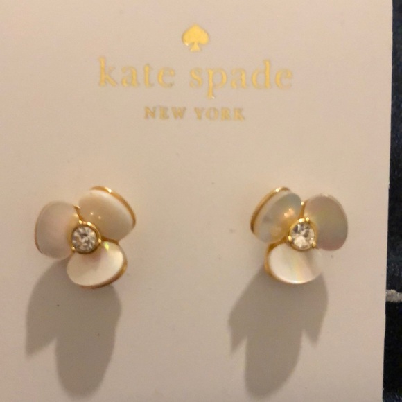 disco pansy studs
